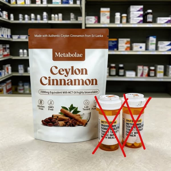 Ceylon Cinnamon 7200mg Equivalent with MCT Oil