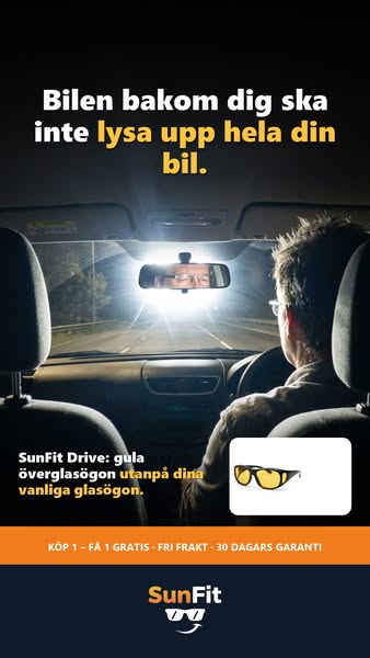 Glasögon för mörkerkörning