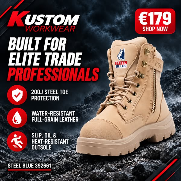 Steel Blue Southern Cross Boots | FREE DELIVERY