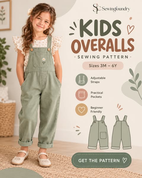 Comfy Overalls for Little Adventurers