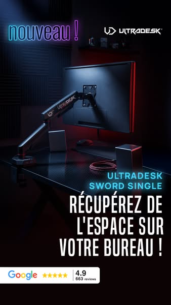 UltraDesk SWORD SINGLE