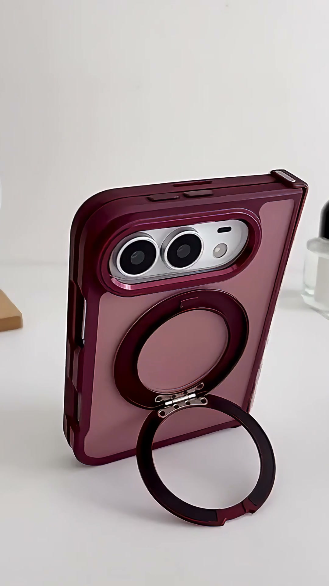 iPhone Duo Matte Foldable Kickstand Case