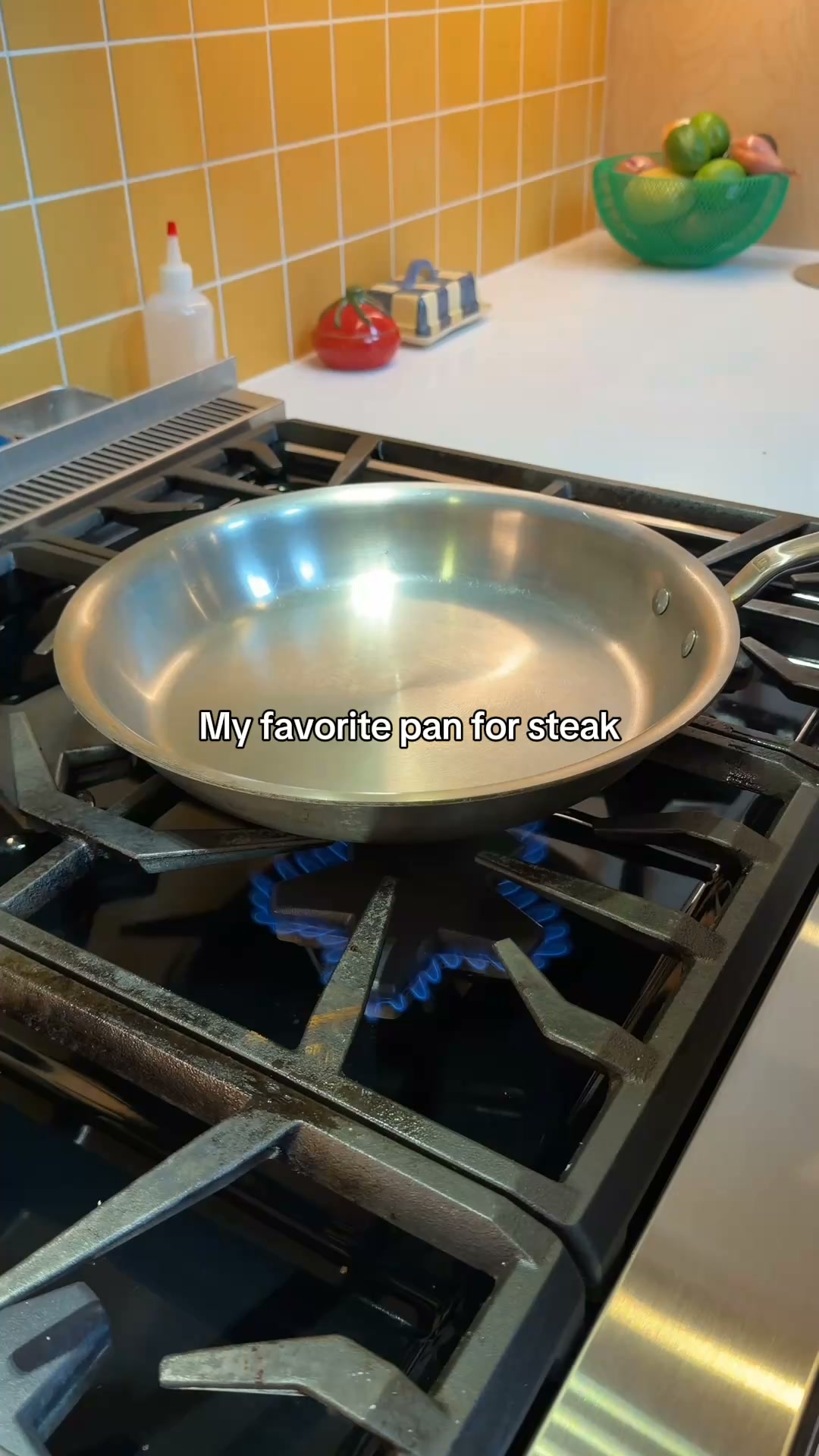My favorite pan for steak