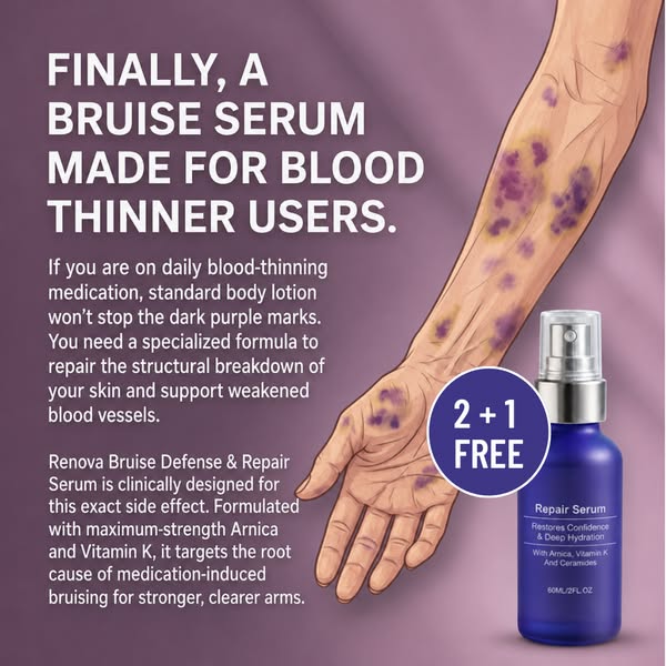 Made for skin that bruises from the lightest bump