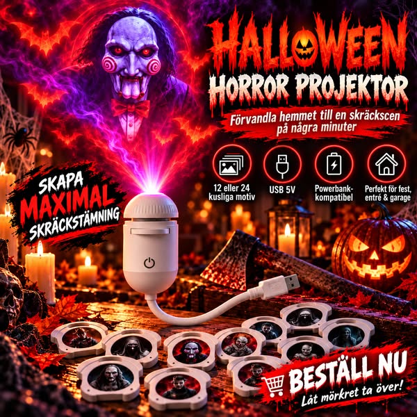 Lys upp mörkret med kusliga Halloween-motiv