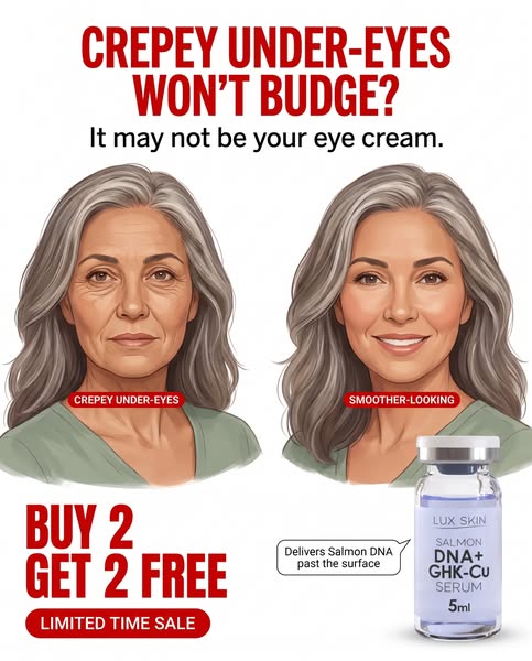 For Crepey Under-Eyes. Soft Jawlines. Dull Skin.