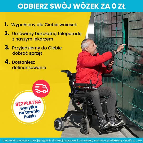 Odbierz darmowy sprzęt dla niepełnosprawnych