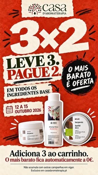 3 por 2 nos ingredientes base