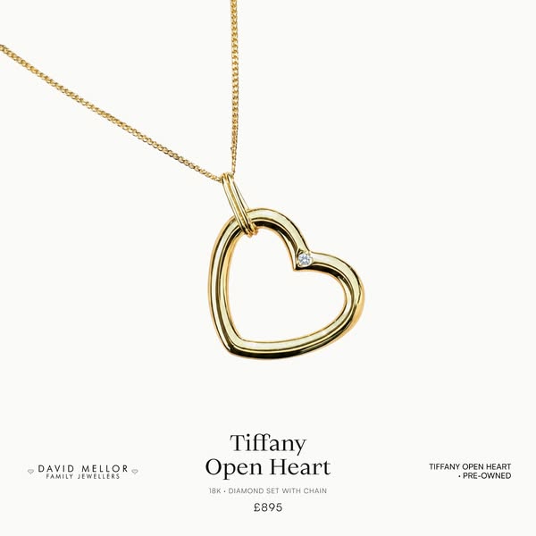 Tiffany Open Heart Pendant · £895