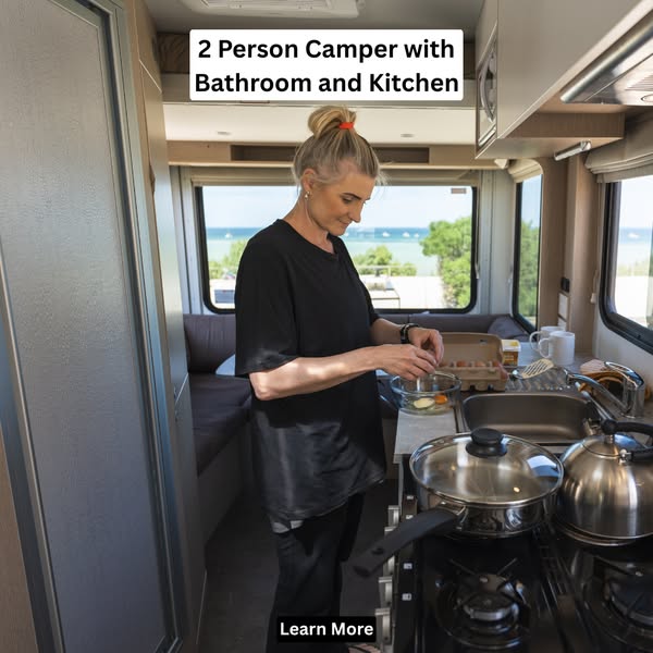 2 Person Camper With Bathroom And Kitchen