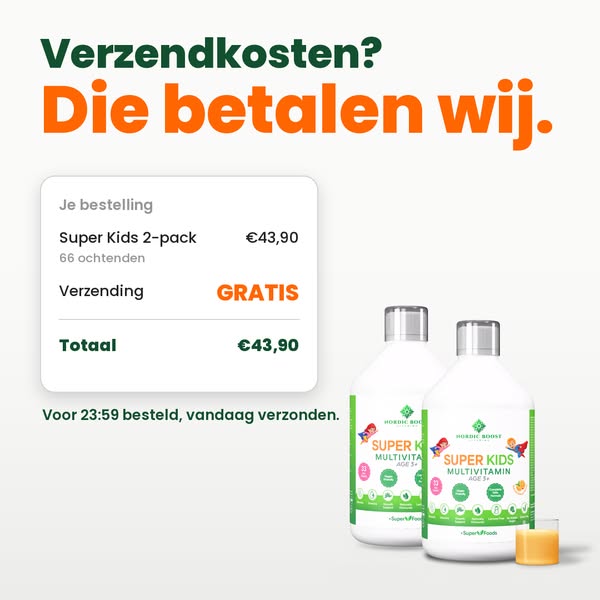 Gratis verzending bij elke bestelling