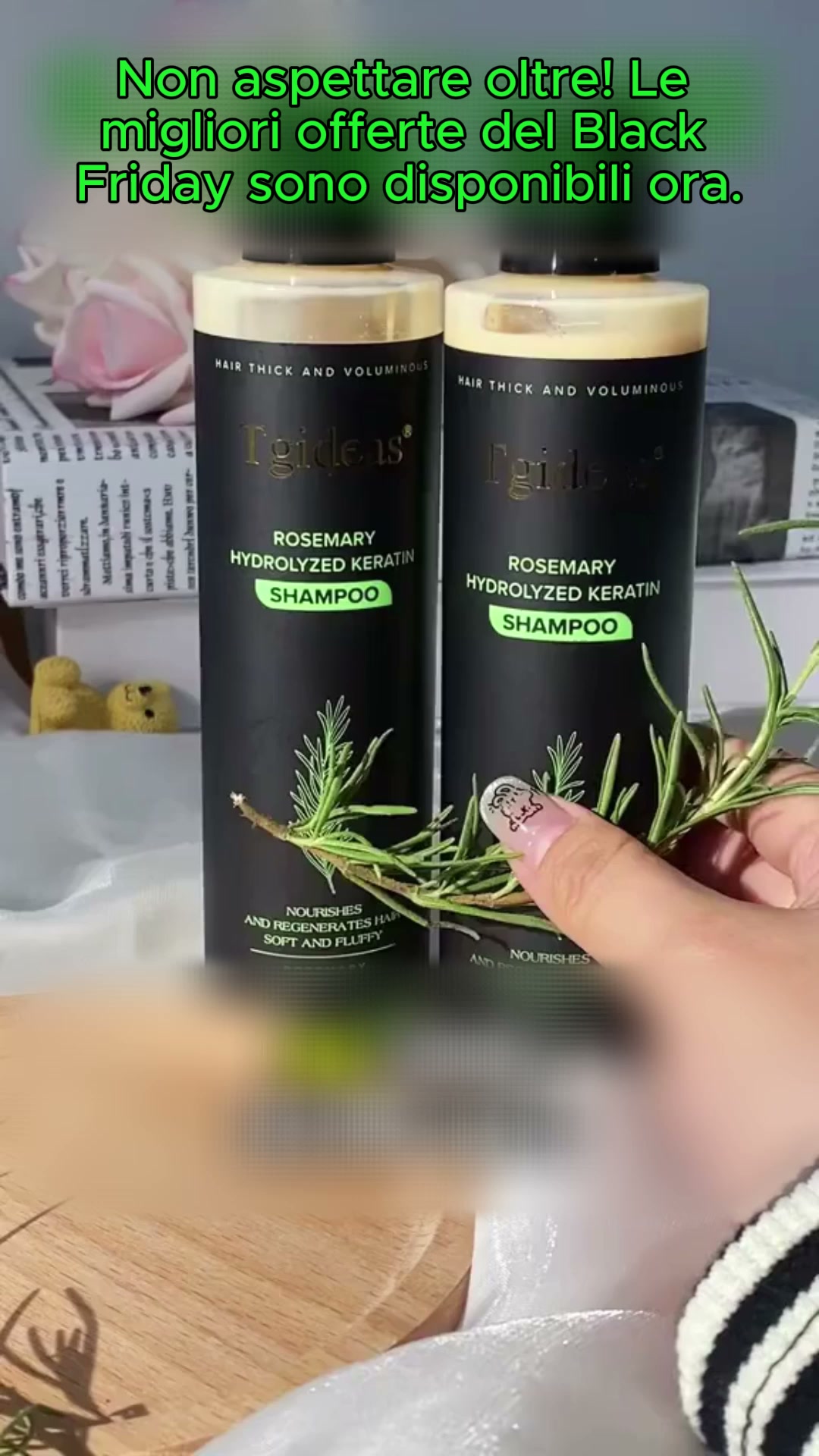 Capelli più forti e voluminosi fin dal primo utilizzo