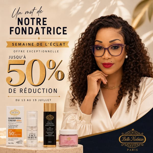 Un Message de Notre Fondatrice… Votre Plus Belle Semaine Commence Aujourd'hui.