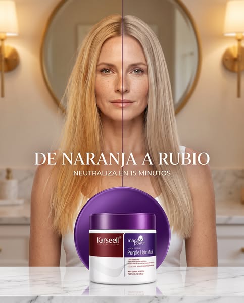 Es naranja. Y en 15 minutos deja de serlo.