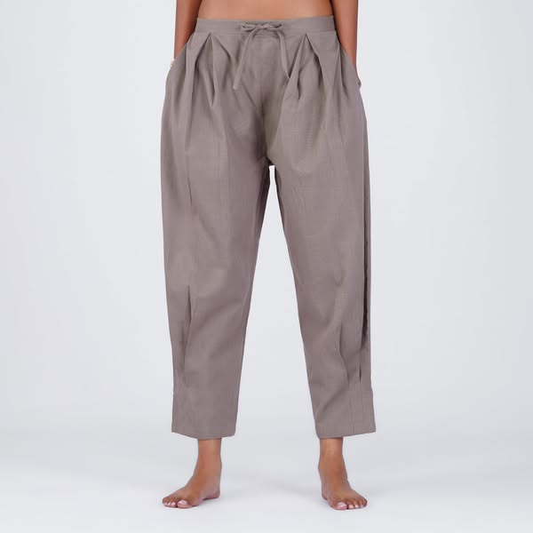 Tara Pant - Women's Cotton Yoga Pants - Muted Plum