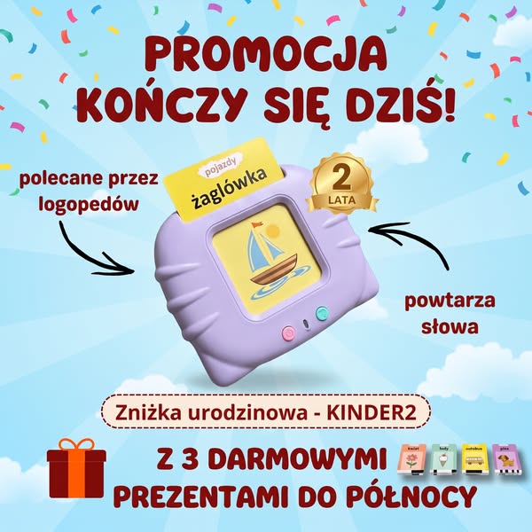 OSTATNIE DNI! KinderSpeech kończy 2 lata