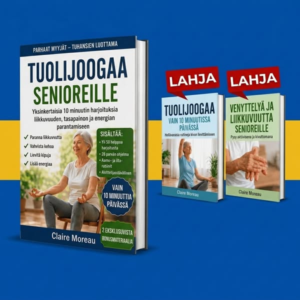 Tuolijoogaa Aloittelijoille – 3 Kirjaa Yhdessä
