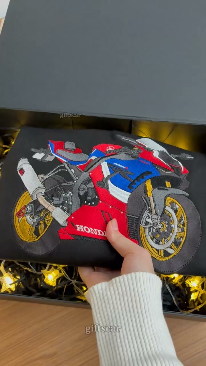 Their motorcycle. Their hoodie. The perfect Christmas gift.