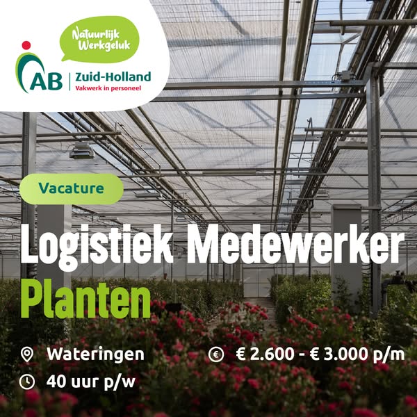 Vacature: Logistiek Medewerker Planten