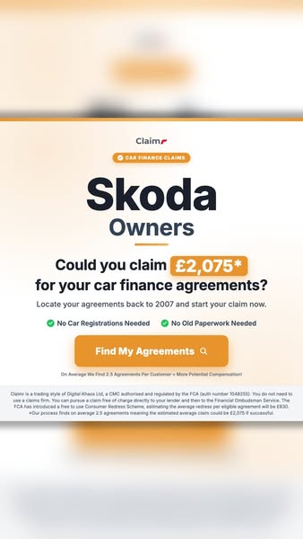 Was Your Skoda Finance Mis-Sold? Check Now