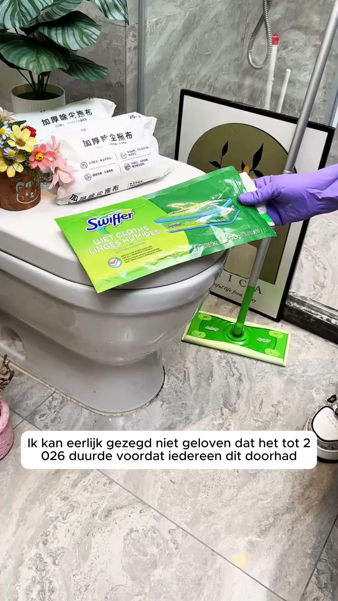Ik kan niet meer zonder deze dweil