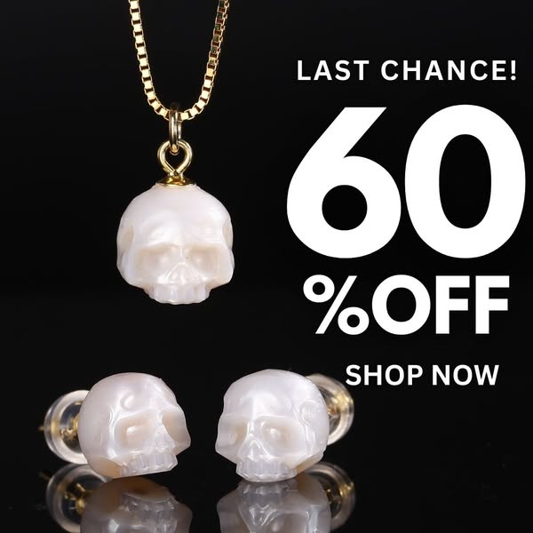 Pearl Skull Jewelry @BelleJuri