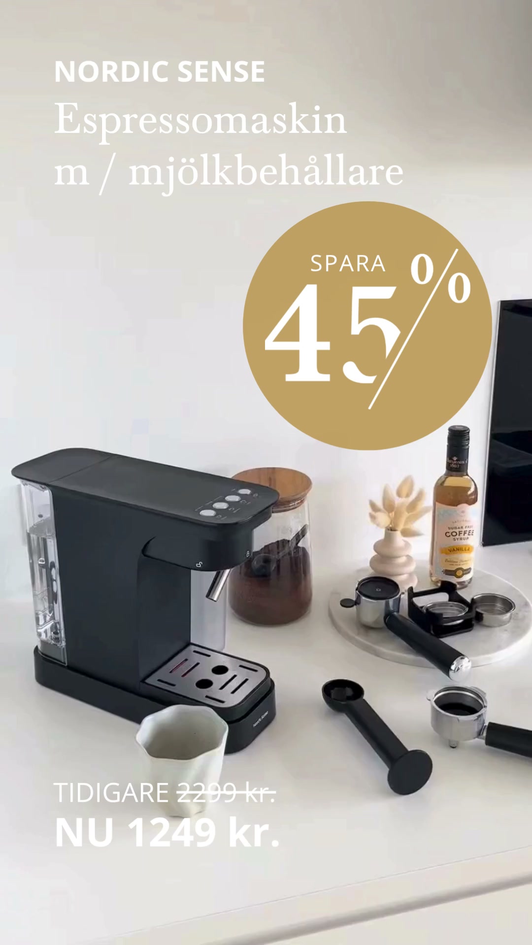 Kaffe klart på bara 45 sekunder