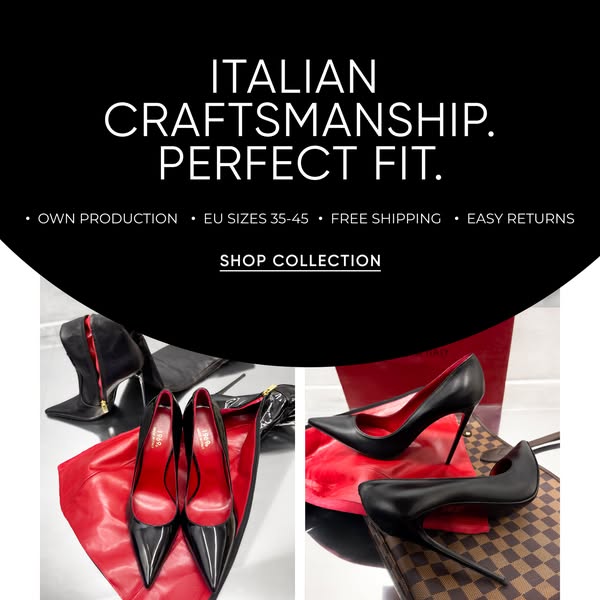 Made in Italy • Sizes 35–45