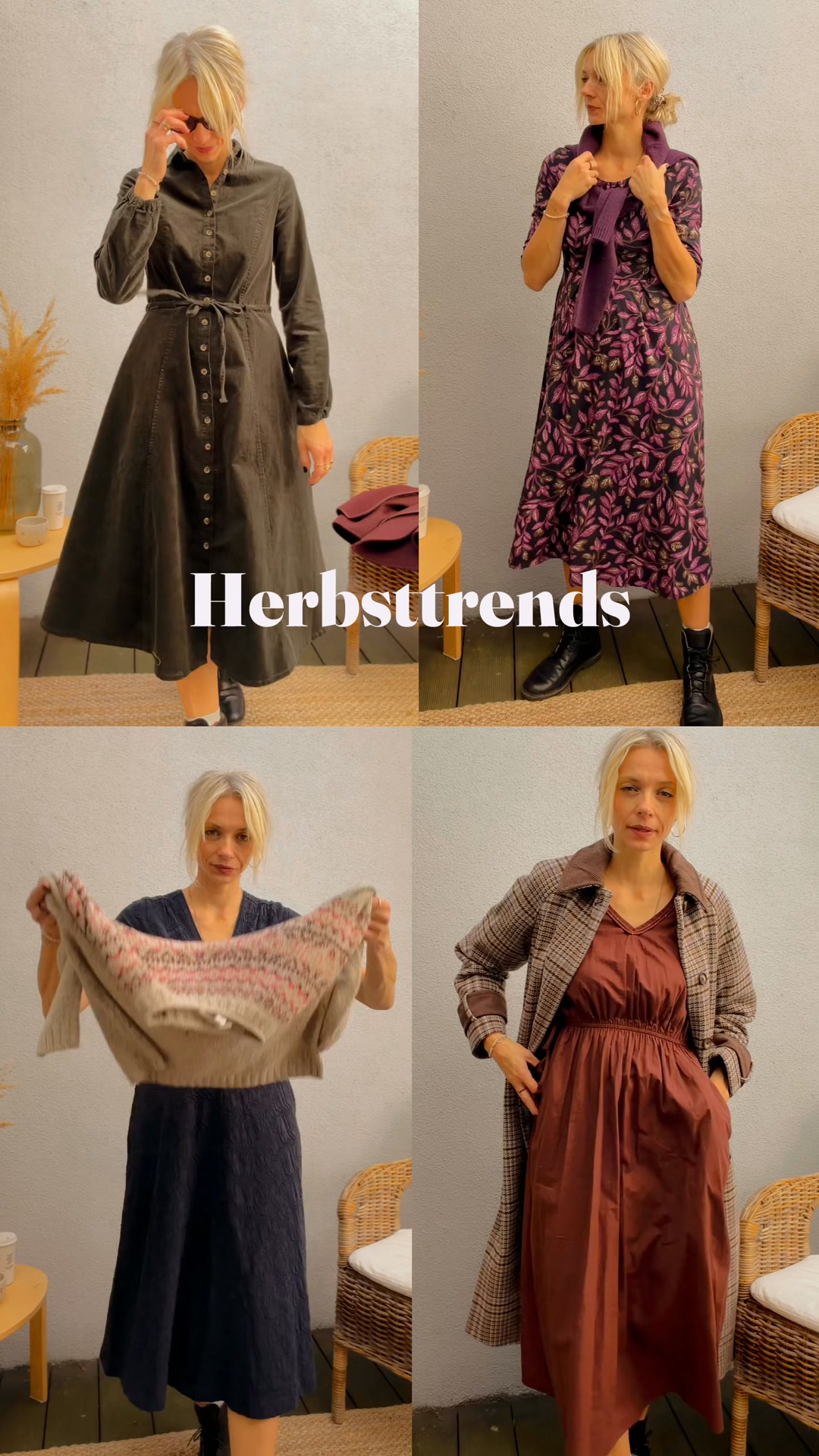 Herbst in Kleidern Bella Green