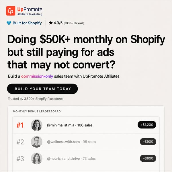 A sales team that costs you nothing until they sell.