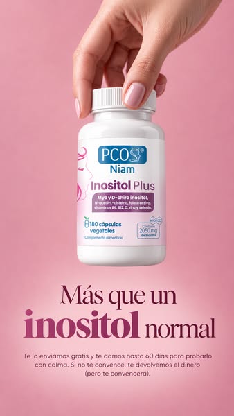 Myo + D-Chiro Inositol con envío GRATIS