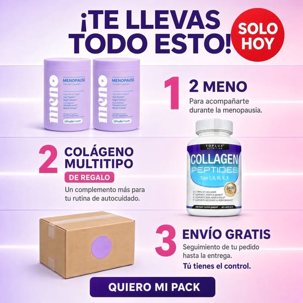 Solo hoy: 2 MENO + Colágeno Hidrolizado de regalo