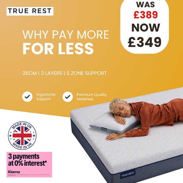 Memory Foam Mattresses, UK Made | True Rest