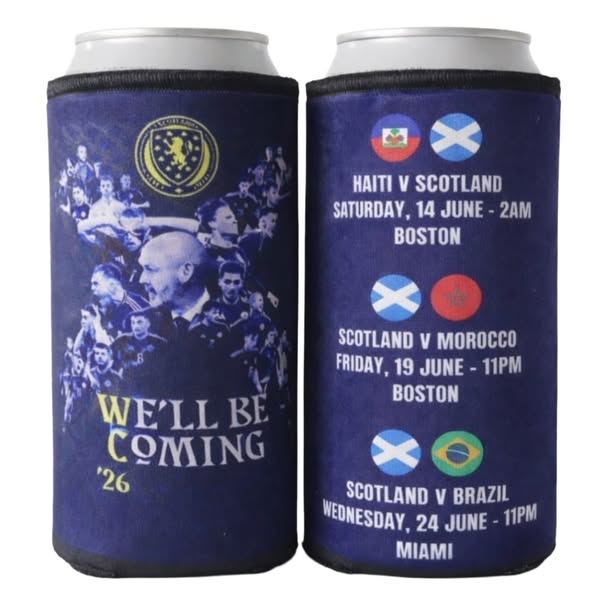 Official Scottish Football Association Fixtures Can Cooler