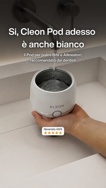 Il Pulitore consigliato per Allineatori e Bite