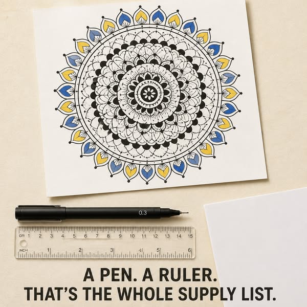 Learn the 2,000-Year-Old Art of Mandala Drawing