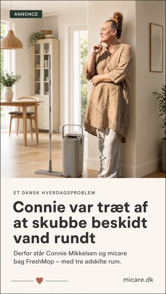 Connie var træt af beskidt vand