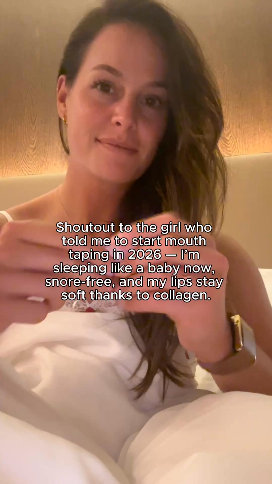 Get softer lips with mouth tape