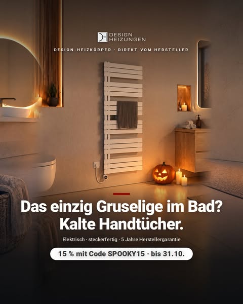 Halloween-Deal: 15 % bis 31.10.