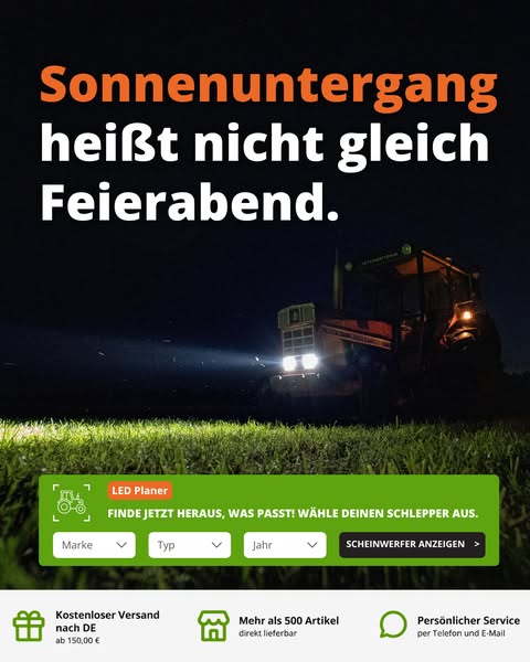 Mehr Sicht, wenn es dunkel wird