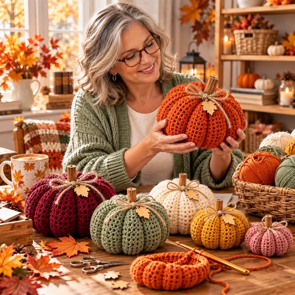 Crochet 6 Pumpkin Sizes With One Pattern!