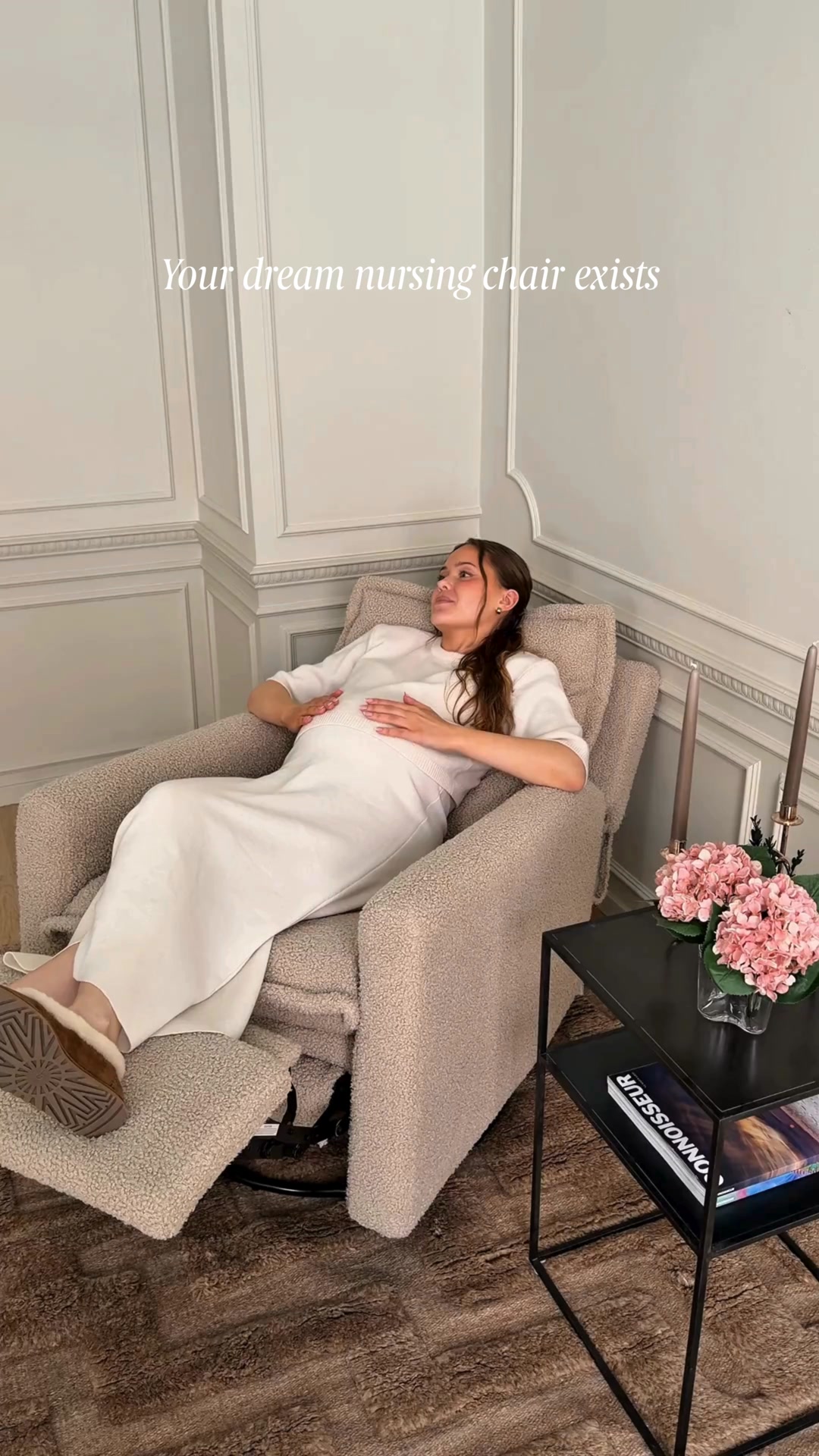 Your dream nursery chair just arrived