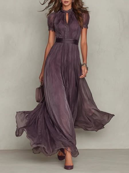 Viola chiffon: elegante senza essere formale