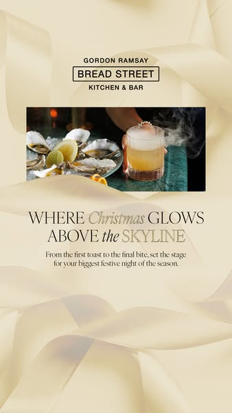 Where Christmas Glows Above The Skyline
