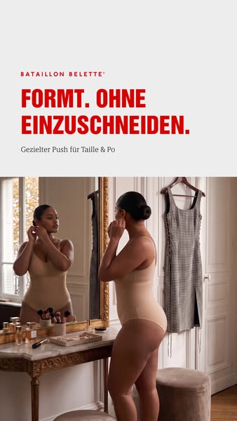 Definierte Silhouette. Null Einschneiden.