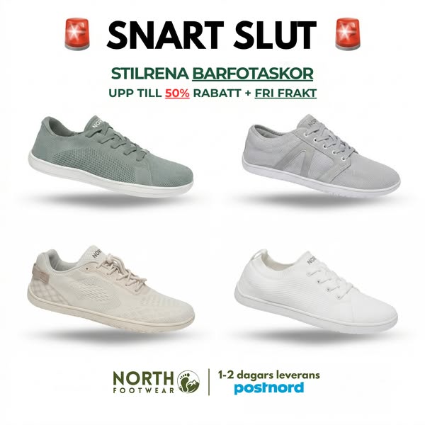 Barfotaskor som din fötter kommer att älska!