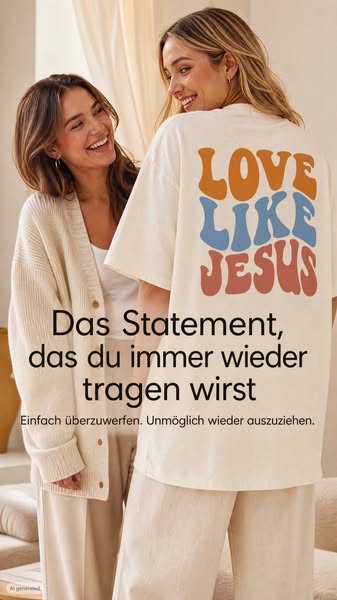 Love Like Jesus Oversize Shirt
