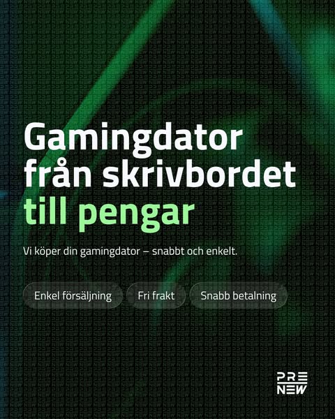 Sälj din gamingdator till oss