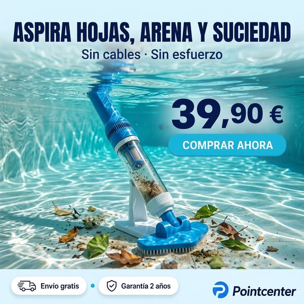 ¡Tu piscina limpia sin esfuerzo!