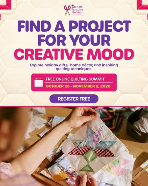 29 Quilting Workshops — Join FREE